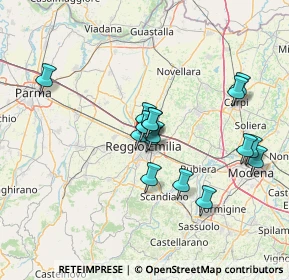 Mappa Via Paolo Borsellino, 42124 Reggio nell'Emilia RE, Italia (12.15563)