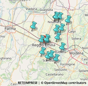 Mappa Via Paolo Borsellino, 42124 Reggio nell'Emilia RE, Italia (11.75875)