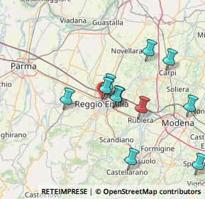 Mappa Via Paolo Borsellino, 42124 Reggio nell'Emilia RE, Italia (14.55909)