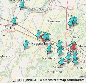 Mappa Via Paolo Borsellino, 42124 Reggio nell'Emilia RE, Italia (17.74684)