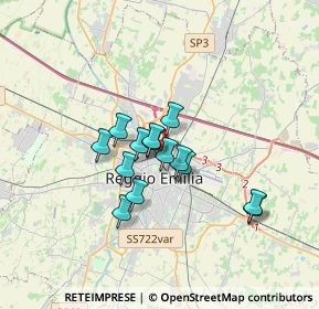 Mappa Via Paolo Borsellino, 42124 Reggio nell'Emilia RE, Italia (2.43071)