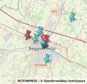 Mappa Via Paolo Borsellino, 42124 Reggio nell'Emilia RE, Italia (2.24182)