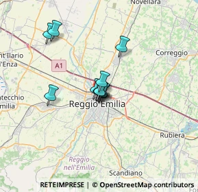 Mappa Via Paolo Borsellino, 42124 Reggio nell'Emilia RE, Italia (4.08909)