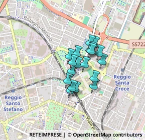 Mappa Via Paolo Borsellino, 42124 Reggio nell'Emilia RE, Italia (0.2635)