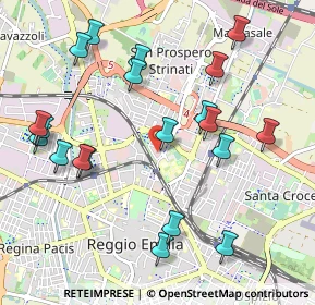 Mappa Via Paolo Borsellino, 42124 Reggio nell'Emilia RE, Italia (1.1435)