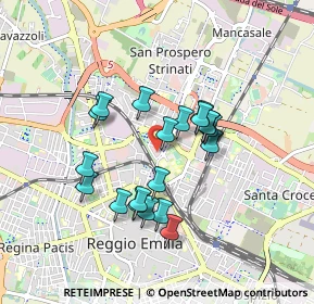 Mappa Via Paolo Borsellino, 42124 Reggio nell'Emilia RE, Italia (0.74)