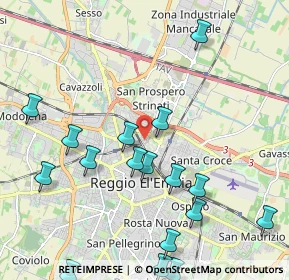 Mappa Via Paolo Borsellino, 42124 Reggio nell'Emilia RE, Italia (2.55)