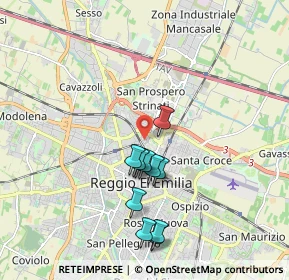 Mappa Via Paolo Borsellino, 42124 Reggio nell'Emilia RE, Italia (1.68364)