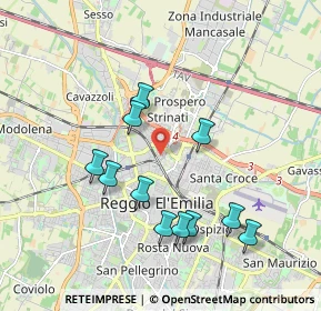 Mappa Via Paolo Borsellino, 42124 Reggio nell'Emilia RE, Italia (1.86091)