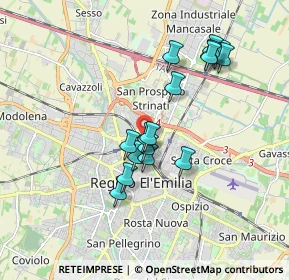 Mappa Via Paolo Borsellino, 42124 Reggio nell'Emilia RE, Italia (1.57)