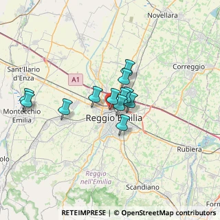 Mappa Largo Marco Gerra, 42124 Reggio nell'Emilia RE, Italia (4.91167)
