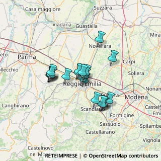 Mappa Largo Marco Gerra, 42124 Reggio nell'Emilia RE, Italia (9.7705)