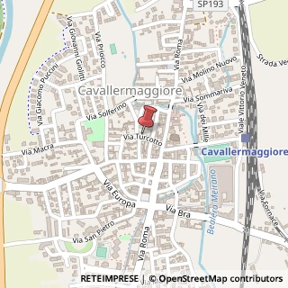 Mappa Via Turcotto, 5, 12030 Cavallermaggiore, Cuneo (Piemonte)