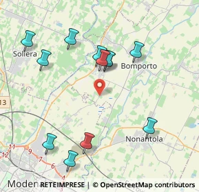 Mappa Strada di San Clemente, 41030 Bastiglia MO, Italia (4.22417)