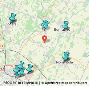 Mappa Strada di San Clemente, 41030 Bastiglia MO, Italia (5.74)