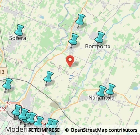 Mappa Strada di San Clemente, 41030 Bastiglia MO, Italia (6.922)