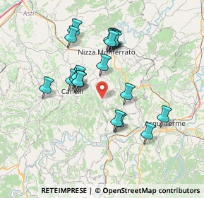 Mappa 14042 Rocchetta Palafea AT, Italia (6.6435)