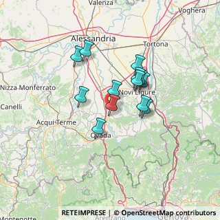 Mappa Via delle Betulle, 15060 Pratalborato , Italia (10.326153846154)