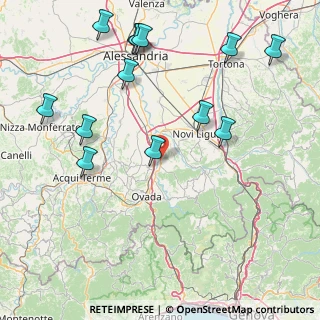 Mappa Via delle Betulle, 15060 Pratalborato , Italia (20.024615384615)