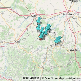Mappa Regione Rocchea, 14053 Canelli AT, Italia (8.41182)