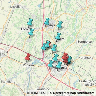 Mappa Via 41011, 41011 Campogalliano MO, Italia (6.54059)