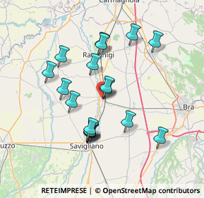 Mappa Via del Santuario, 12030 Cavallermaggiore CN, Italia (6.66389)