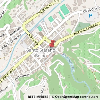 Mappa Via XX Settembre, 21, 12058 Santo Stefano Belbo, Cuneo (Piemonte)