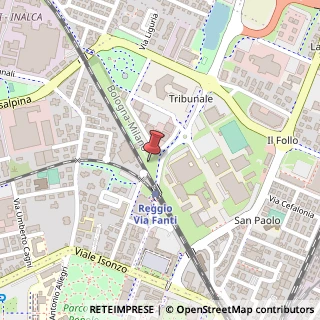 Mappa Via livatino rosario 9, 42100 Reggio nell'Emilia, Reggio nell'Emilia (Emilia Romagna)