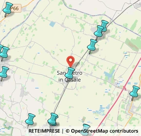 Mappa Via Giuseppe Massarenti, 40018 San Pietro In Casale BO, Italia (6.65714)