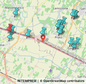 Mappa Autostrada del Sole, 42015 Reggio nell'Emilia RE, Italia (2.3725)