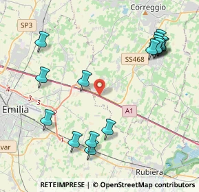 Mappa Autostrada del Sole, 42015 Correggio RE, Italia (4.90375)