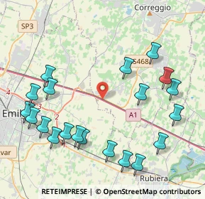 Mappa Autostrada del Sole, 42015 Reggio nell'Emilia RE, Italia (4.9675)