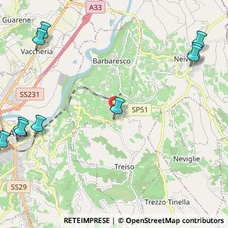 Mappa Via Rio Sordo, 12050 Barbaresco CN, Italia (3.52)