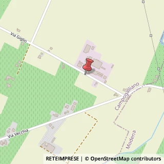 Mappa Via Giglio, 6, 41011 Campogalliano, Modena (Emilia Romagna)