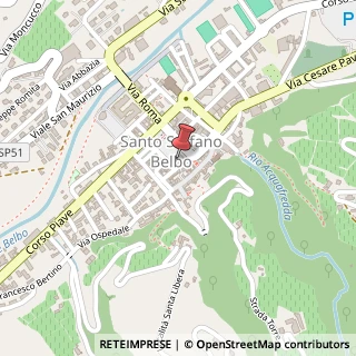 Mappa Via Umberto, 1, 12058 Santo Stefano Belbo, Cuneo (Piemonte)