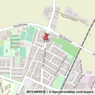 Mappa Via Sant'Alberto, 461, 40018 San Pietro In Casale BO, Italia, 40018 San Pietro in Casale, Bologna (Emilia Romagna)