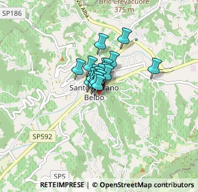 Mappa Via Guglielmo Marconi, 12058 Santo Stefano Belbo CN, Italia (0.3615)