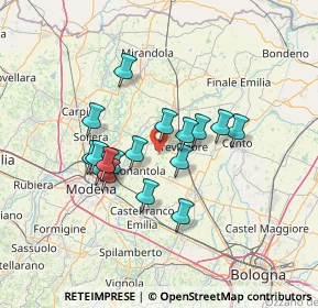 Mappa Via Santa Lucia, 41015 Nonantola MO, Italia (11.17824)