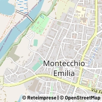 Mapa Montecchio Emilia