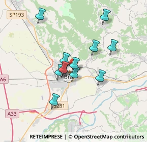 Mappa Strada Fey, 12042 Bra CN, Italia (2.865)