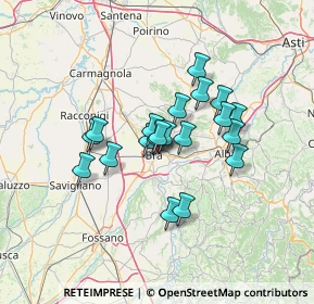 Mappa Strada Fey, 12042 Bra CN, Italia (10.1005)