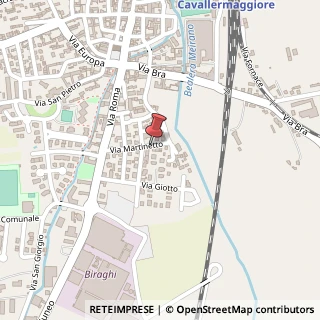 Mappa Via Martinetto,  25, 12030 Cavallermaggiore, Cuneo (Piemonte)