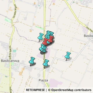 Mappa Via Industria, 43030 Basilicanova PR, Italia (0.44815)