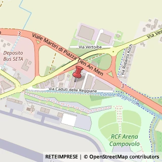 Mappa Via del Paracadutista, 11, 42122 Reggio nell'Emilia, Reggio nell'Emilia (Emilia Romagna)