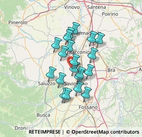 Mappa Cascine mogliacche, 12030 Monasterolo di Savigliano CN, Italia (10.2015)