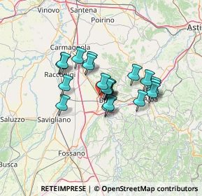 Mappa Via Senator Sartori, 12042 Bra CN, Italia (9.2245)