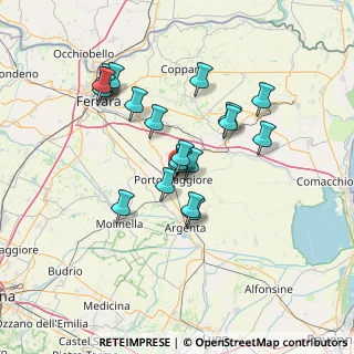 Mappa Via Brasile, 44015 Portomaggiore FE, Italia (12.5125)