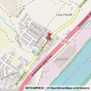 Mappa Via Solferino, 142/C, 43014 Medesano, Parma (Emilia Romagna)
