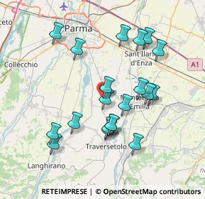Mappa Via Industria, 43022 Basilicanova PR, Italia (7.189)