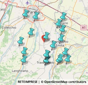 Mappa Via Industria, 43022 Basilicanova PR, Italia (7.734)